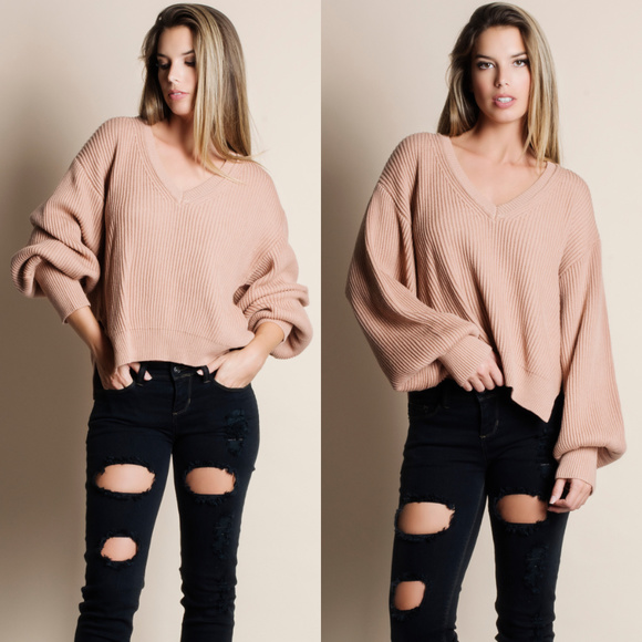 Bare Anthology Sweaters - Balloon Sleeve Sweater